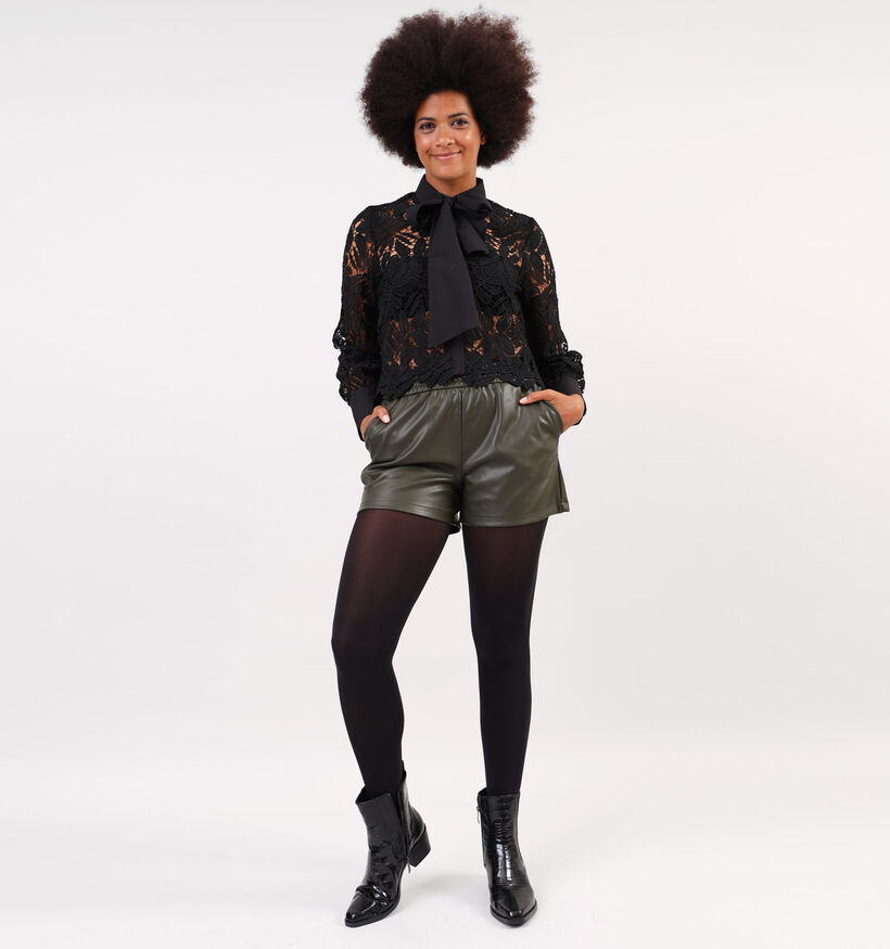 Vero Moda Eda Zwarte Kanten blouse voor dames (349035)