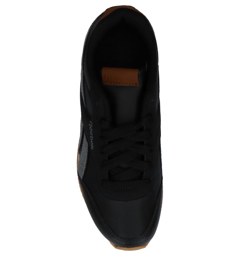 Zwarte Sneakers Reebok Royal CL Jog in imitatieleer (221691)