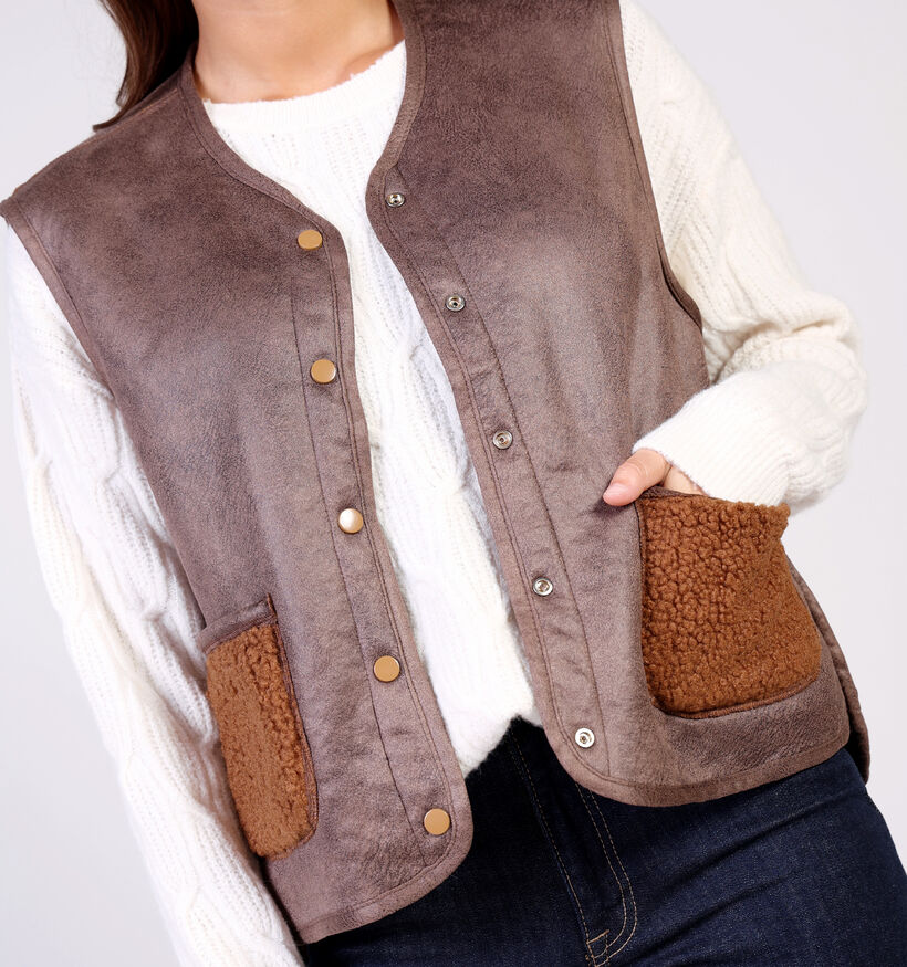 Laurent David Bodywarmer en Marron pour femmes (366531)