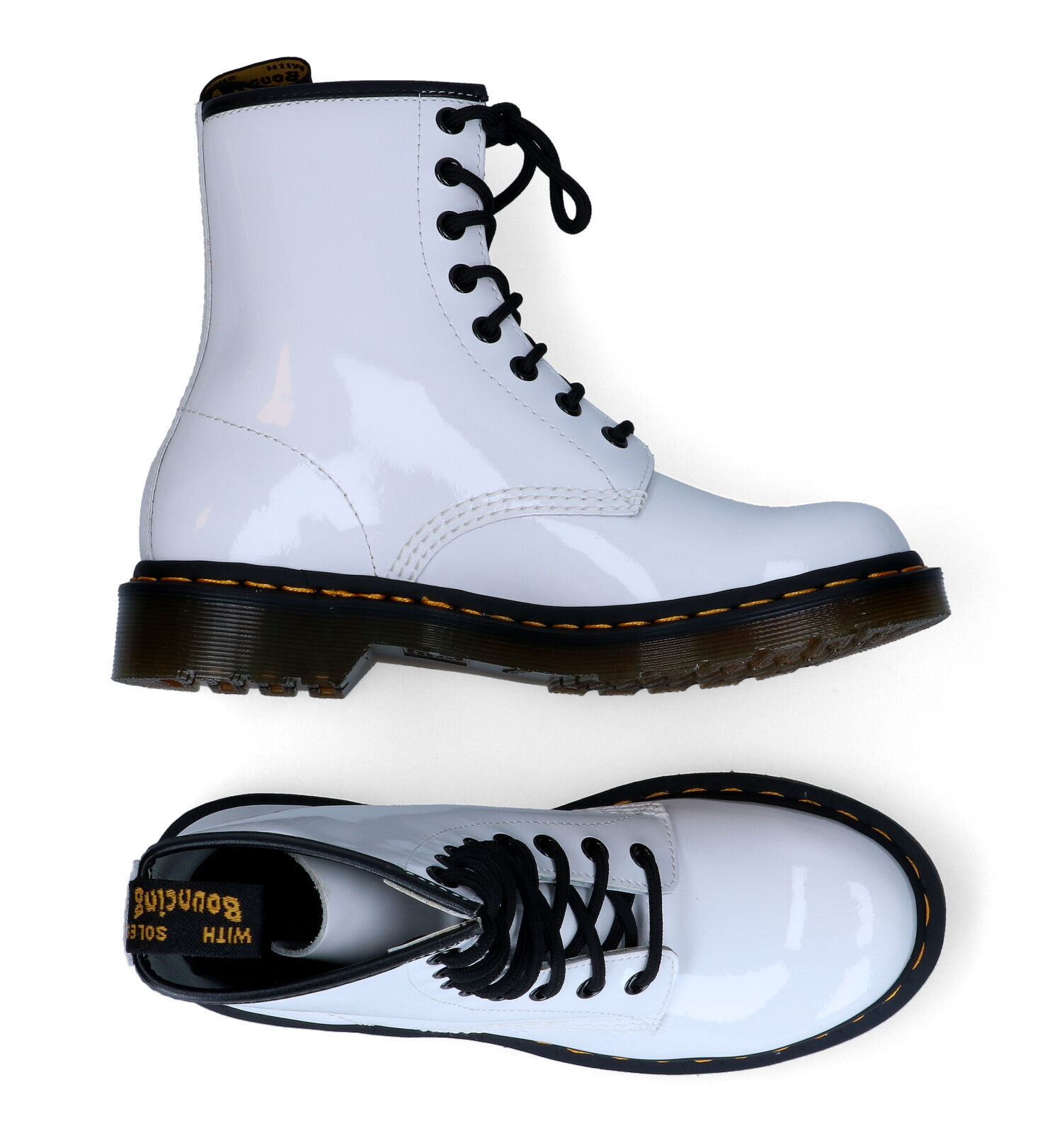 Dr martens wit lak sales