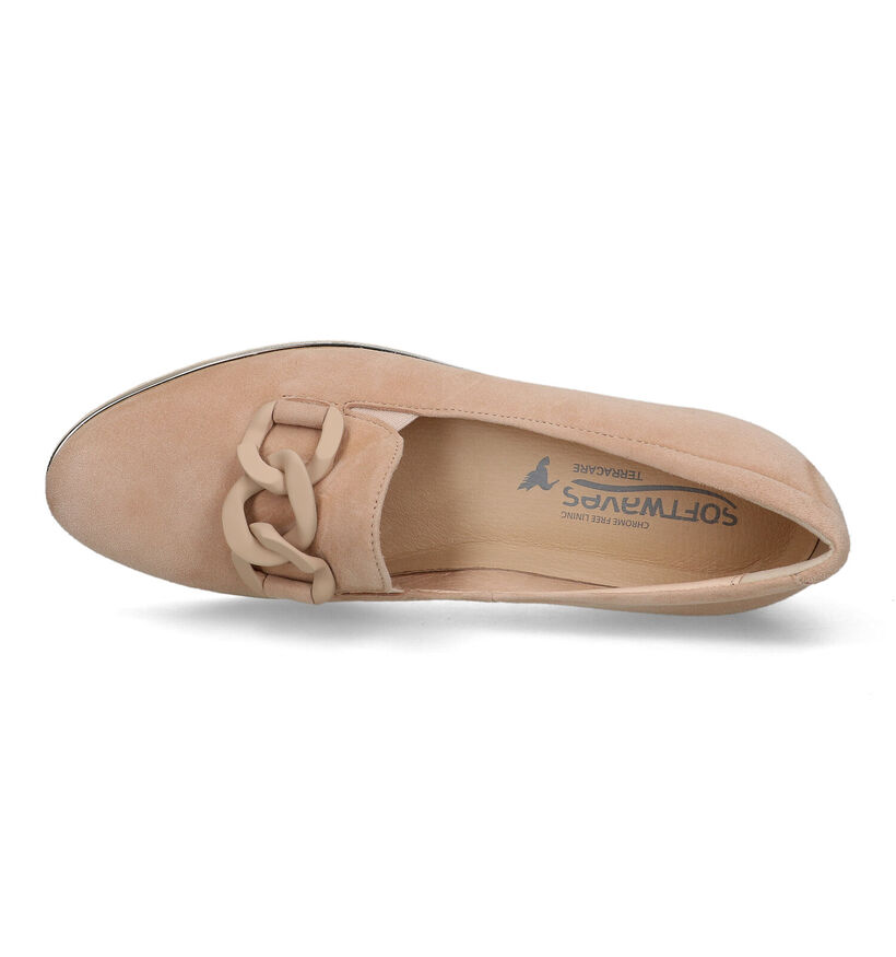 Softwaves Cognac Mocassins in daim (325076)