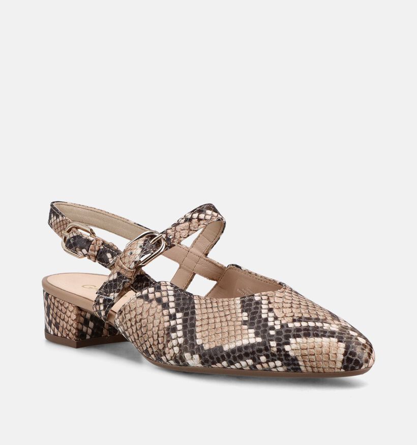 Gabor Python Grande Beige Slingback Pumps voor dames (373300)