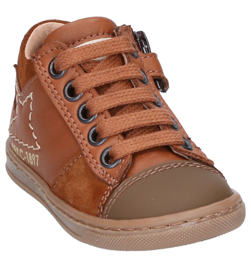 Bana & Co Cognac Hoge Schoenen in leer (257323)