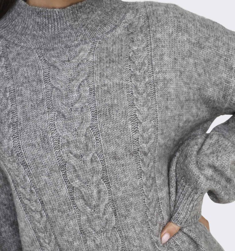 JDY Susanna Grijze Gebreide trui voor dames (344135)