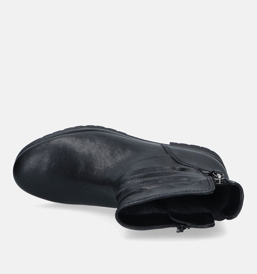 Gabor Zwarte Biker boots voor dames (331190) - geschikt voor steunzolen