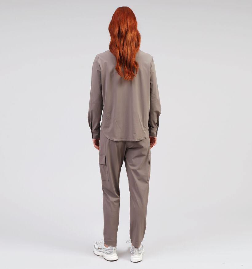 Expresso Blouse en Taupe pour femmes (356854)