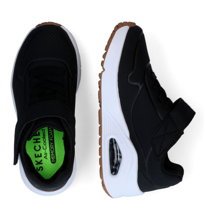 Skechers Uno Air Blitz Baskets en Noir pour garçons, filles (345235)
