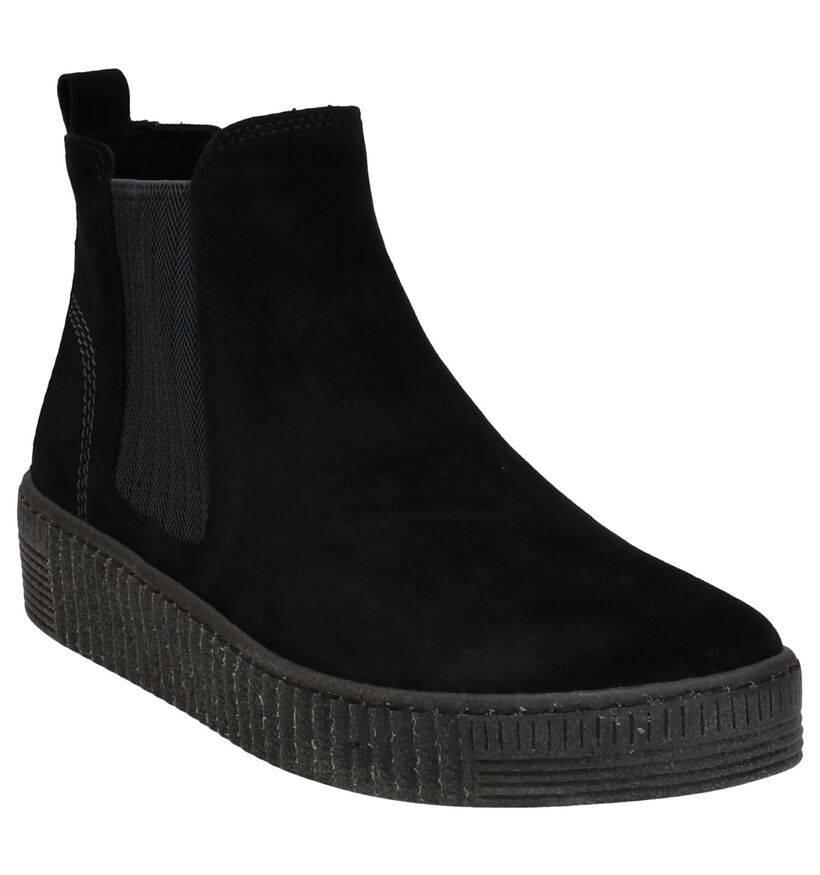 Gabor Best Fitting Grijze Chelsea Boots voor dames (297443) - geschikt voor steunzolen