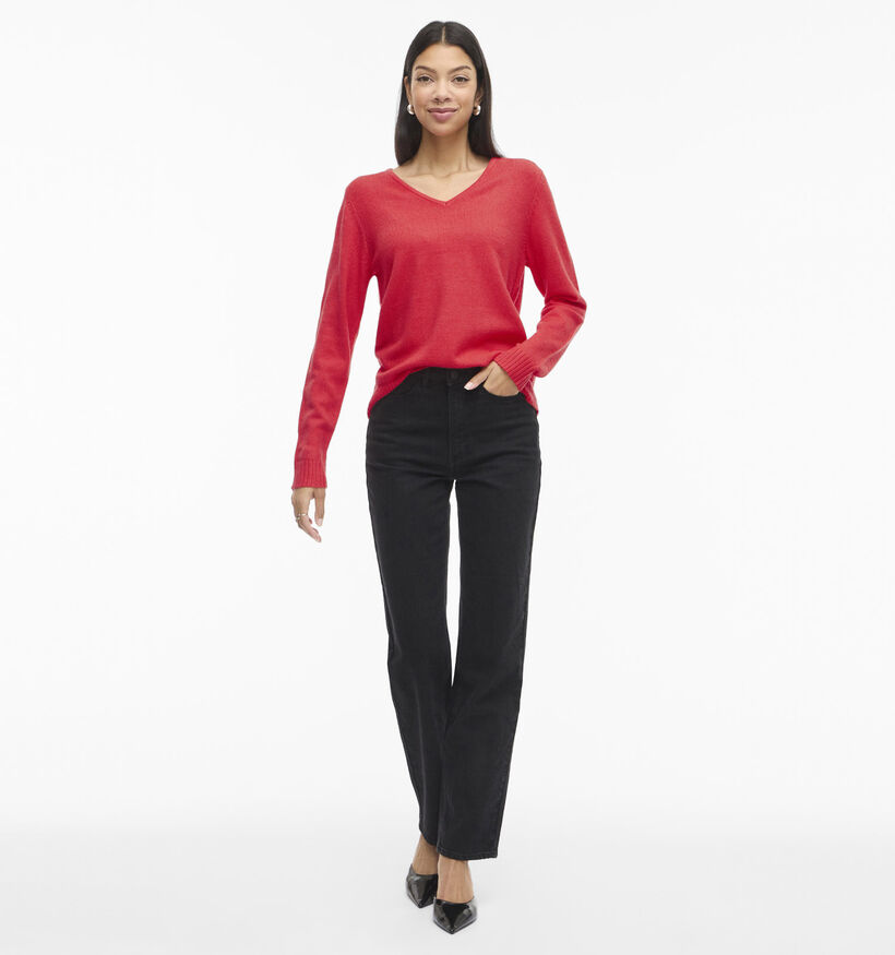 Vila Viril Rode Trui voor dames (368082)