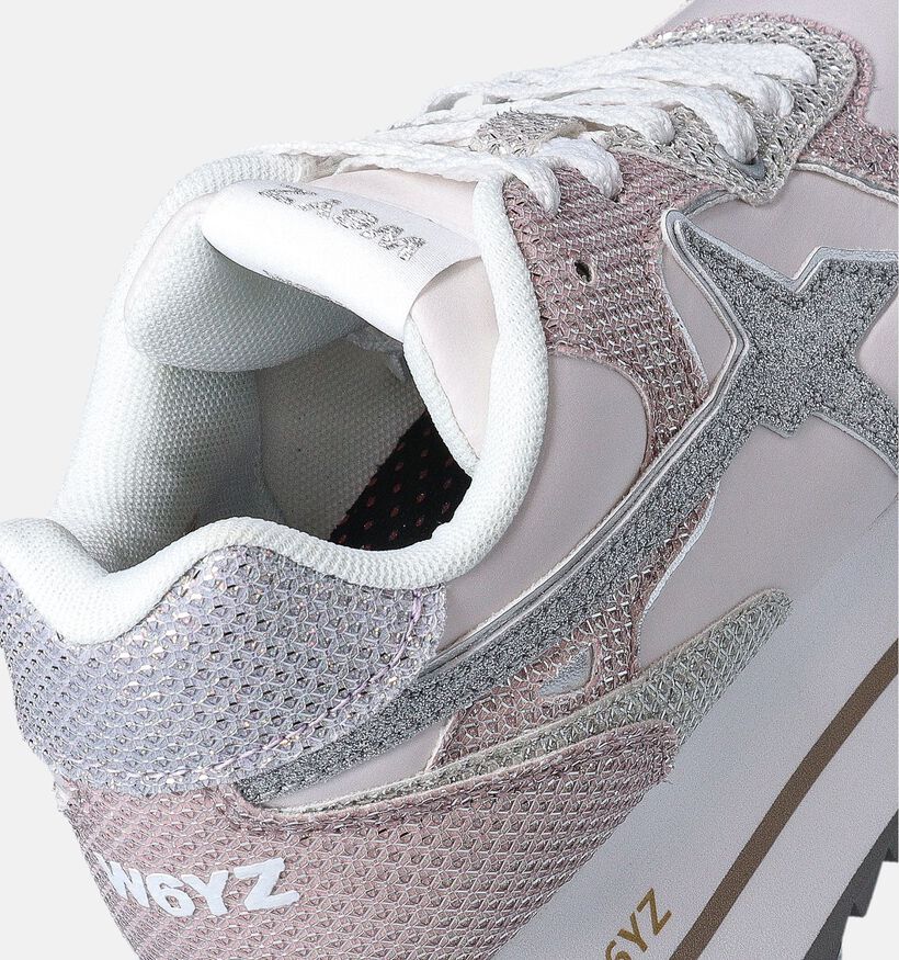 W6YZ Deva Roze Sneakers voor dames (357490) - geschikt voor steunzolen