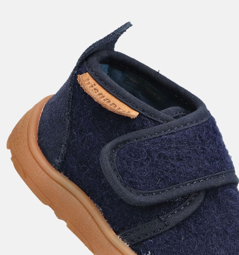 Bisgaard Donkerblauwe Pantoffels voor meisjes, jongens (381029) - geschikt voor steunzolen
