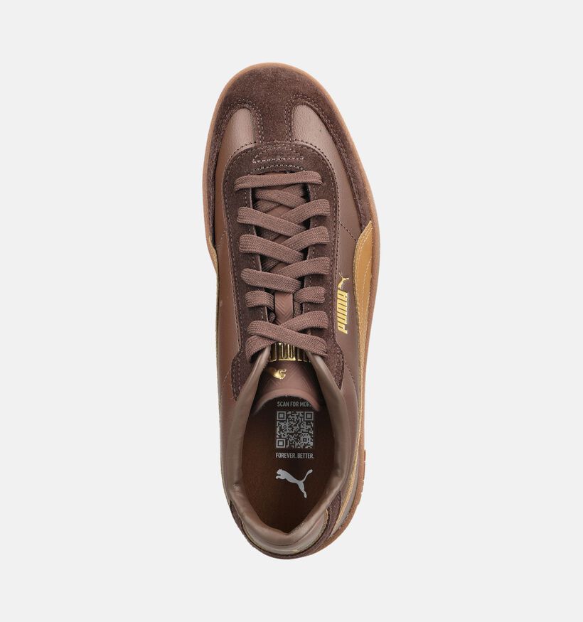 Puma Club II Era Donkerbruine Sneakers voor heren (375521) - geschikt voor steunzolen