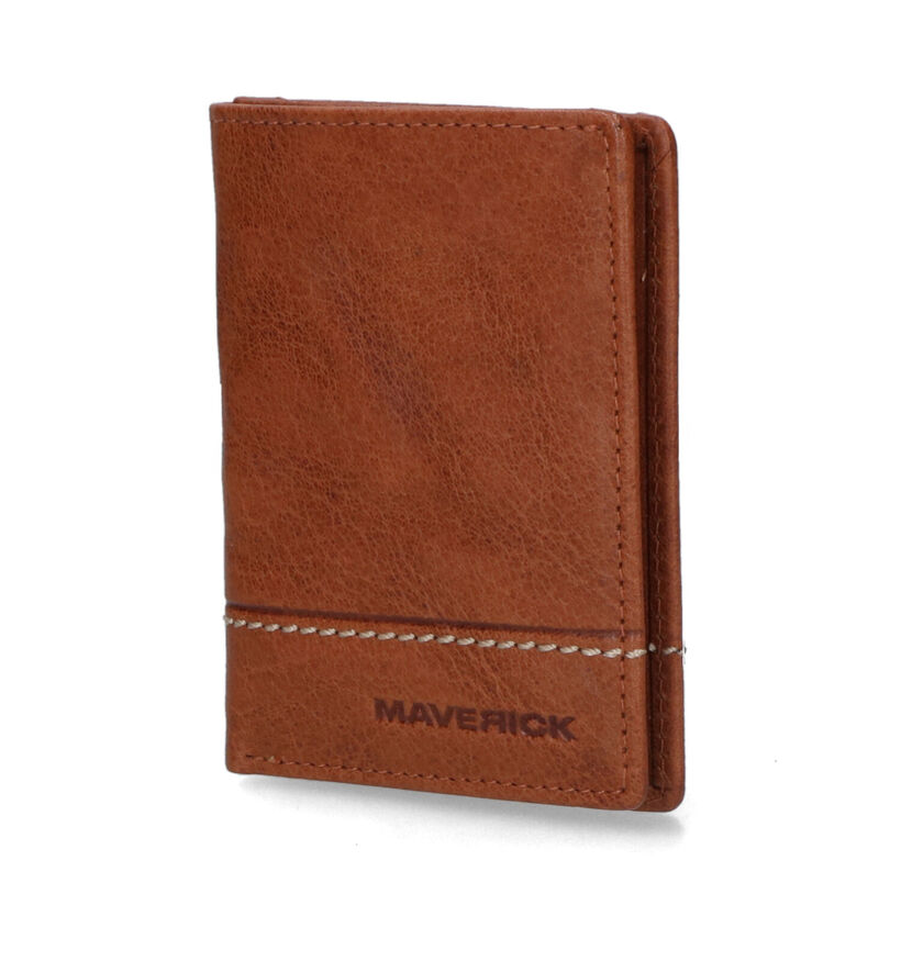 Maverick Porte-cartes en Cognac pour hommes (318090)