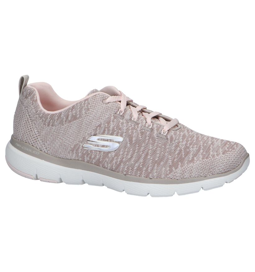 Lichtroze Runners Skechers Flex Appeal 3.0 in stof (251997)