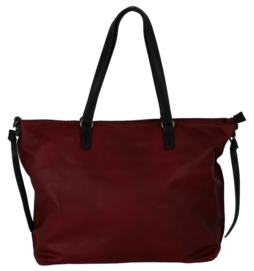 Bordeaux 2 in 1 Shopper Tas Emily & Noah in kunstleer (227480)