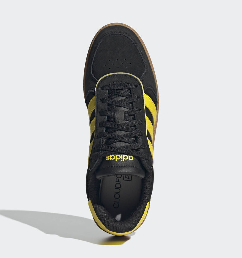 adidas Breaknet Sleek Zwarte Sneakers voor dames (350135)