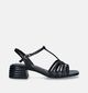 Tamaris Zwarte Sandalen Met Blokhak voor dames (338290)