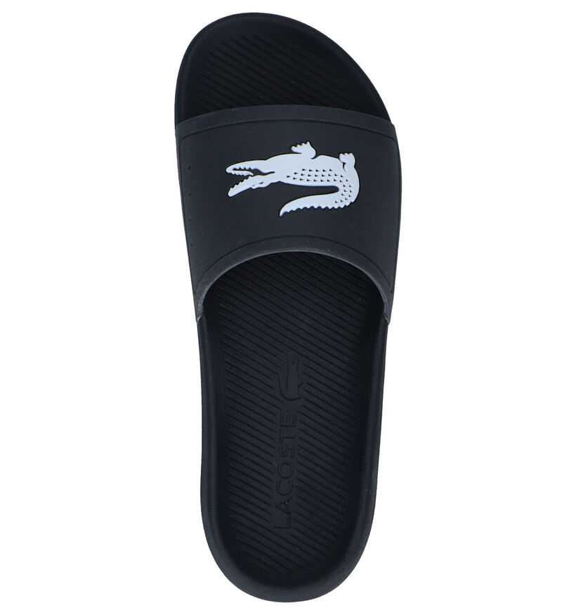 Lacoste Croco Dualiste Zwarte Badslippers voor heren (305645)