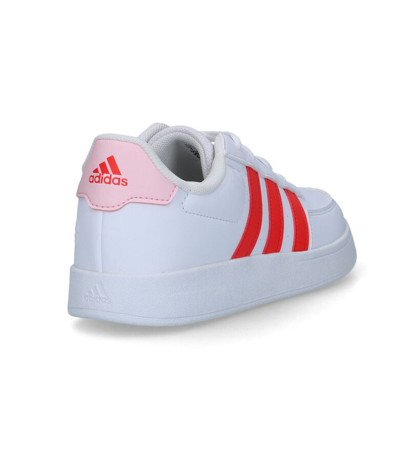 adidas Breaknet 2.0 Witte Sneakers voor meisjes (324678) - geschikt voor steunzolen