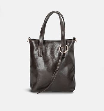 Signatur Sacs port&eacute; crois&eacute; Noir/Marron/Bordeaux