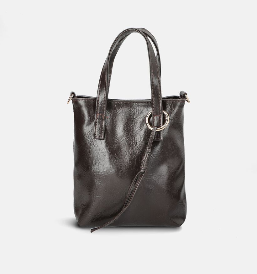 Signatur Soft Bag Donkerbruine Crossbodytas voor dames (380899)