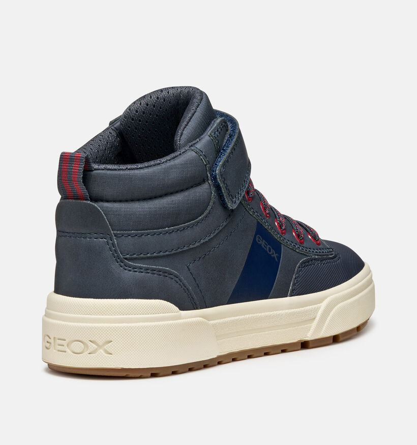 Geox Weemble Baskets montantes en Bleu fonc&eacute; pour gar&ccedil;ons (376239) - pour semelles orthop&eacute;diques