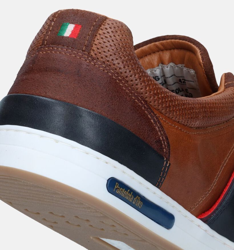 Pantofola d'Oro Torretta Cognac Veterschoenen voor heren (329977) - geschikt voor steunzolen