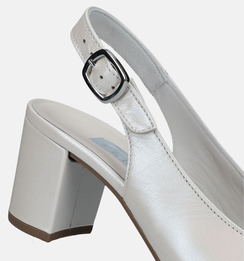 Gabor Witte Slingback sandalen voor dames (329033)