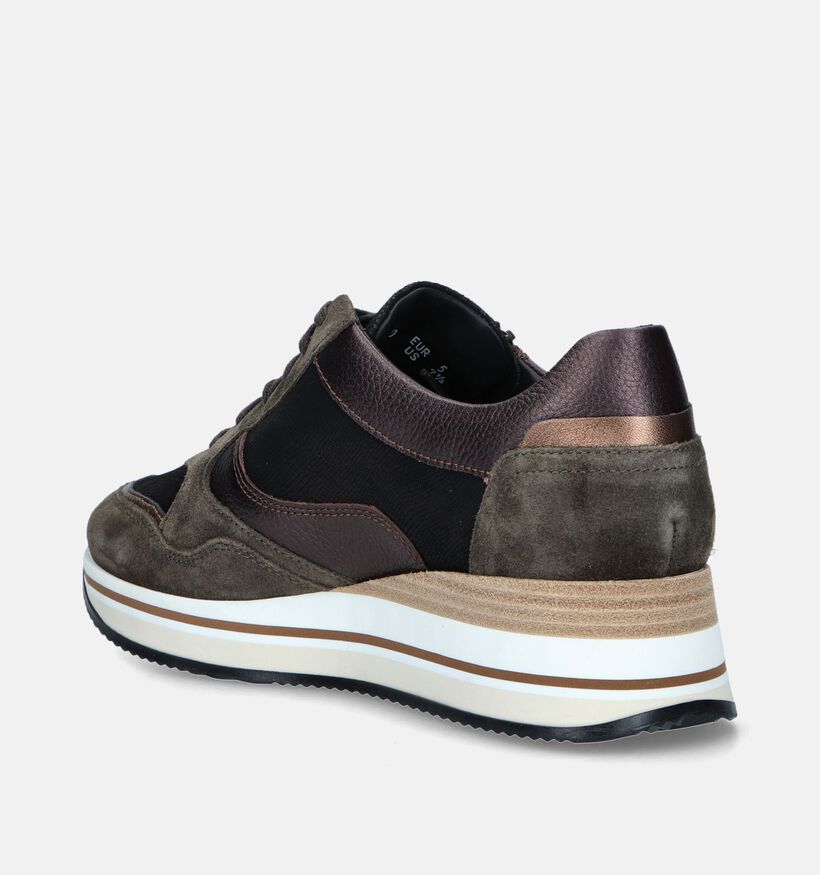 Mephisto Olimpia Kaki Sneakers voor dames (346082) - geschikt voor steunzolen