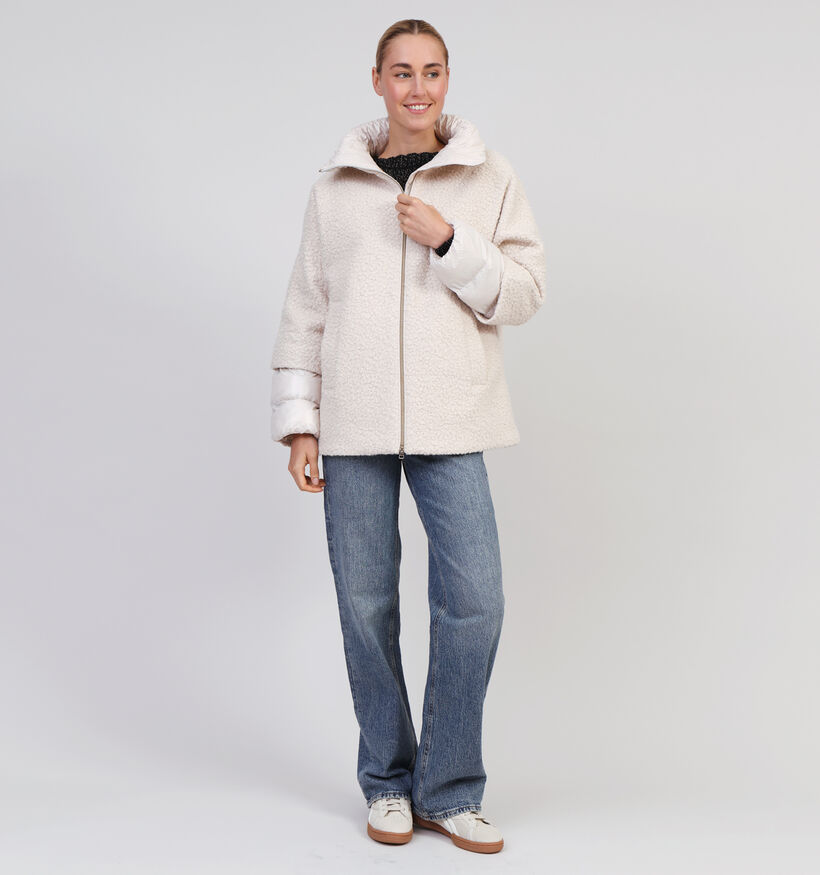 Geox Ecru Korte jas voor dames (347788)