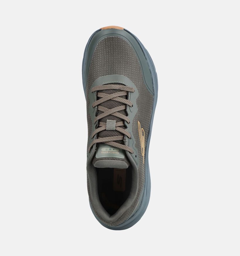 Skechers Go Run Consistens 3 Baskets basses en Vert kaki pour hommes (378017)