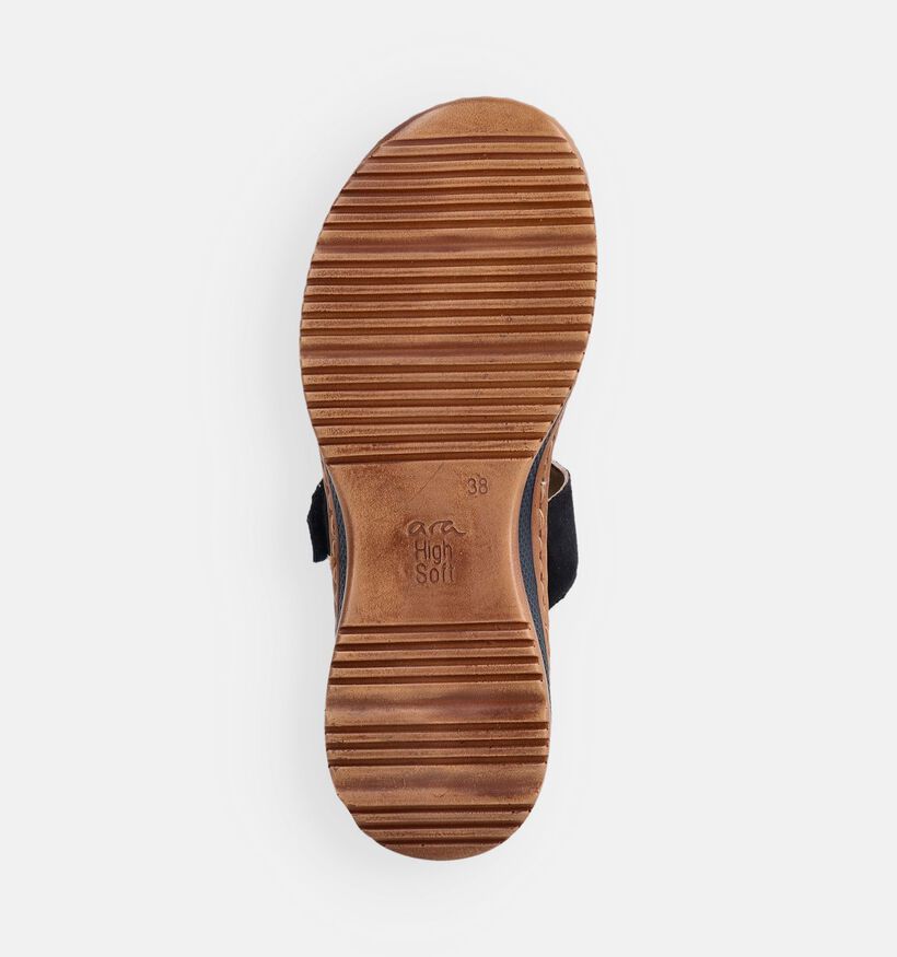 Ara Hawaii 2.0 Nu-pieds en Bleu fonc&eacute; pour femmes (370804)