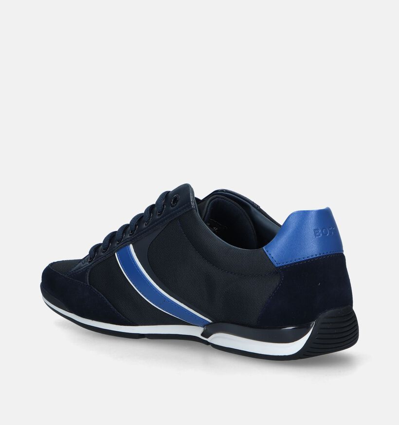 Boss Saturn Low Blauwe Sneakers voor heren (334548) - geschikt voor steunzolen