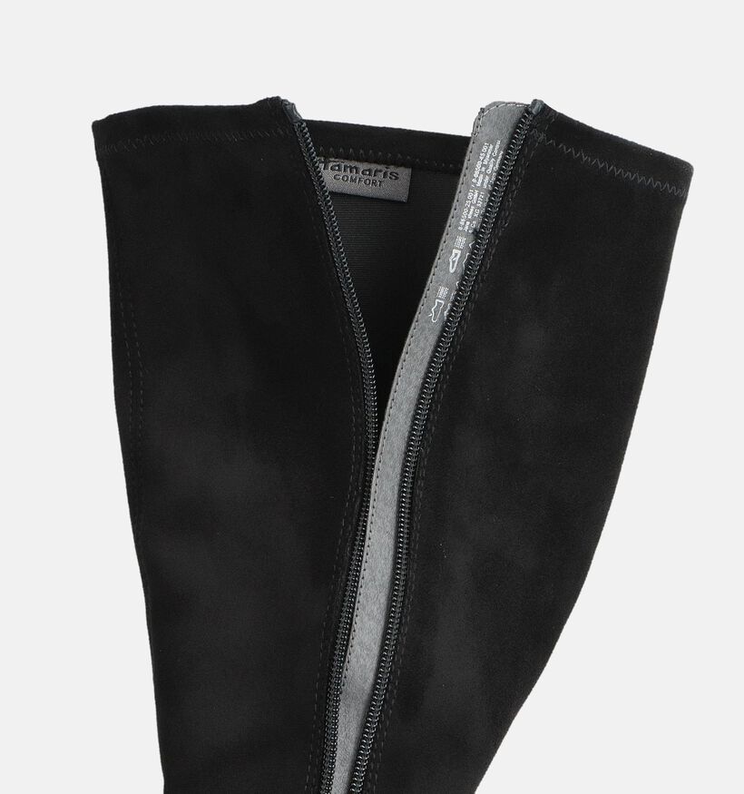 Tamaris Bottes hautes en Noir Tamaris Bottes hautes en Noir pour femmes (362916) - pour semelles orthopédiques