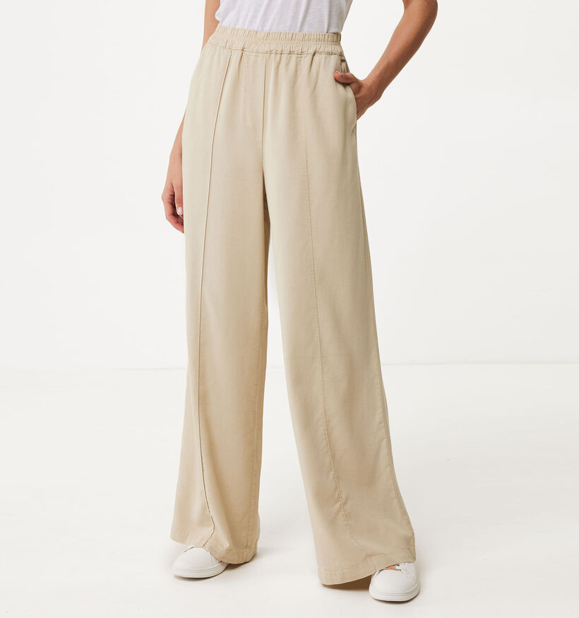 Mexx Wide Leg With Elastic Grijze Broek voor dames (337040)