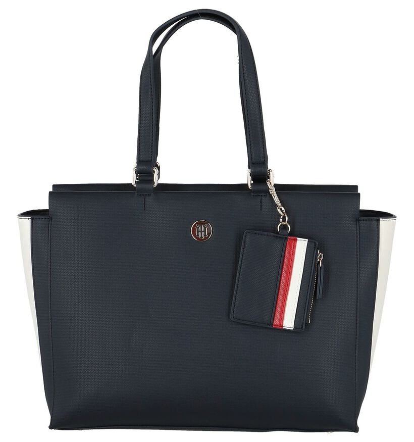 Handtas Donker Blauw Tommy Hilfiger in kunstleer (236882)