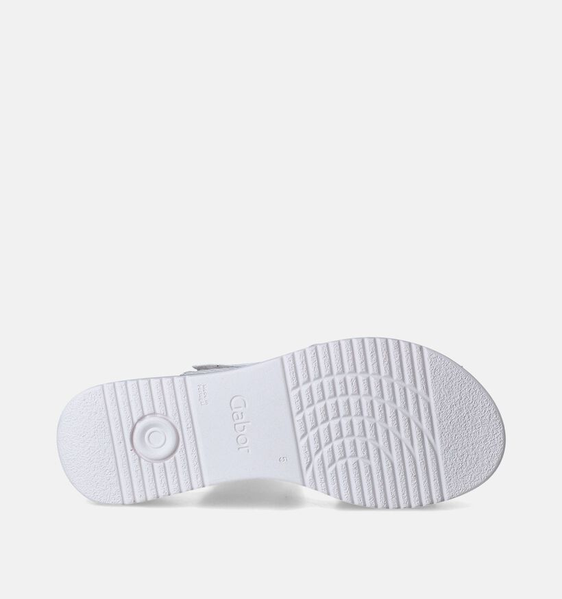 Gabor Witte Sandalen met sleehak voor dames (352031)
