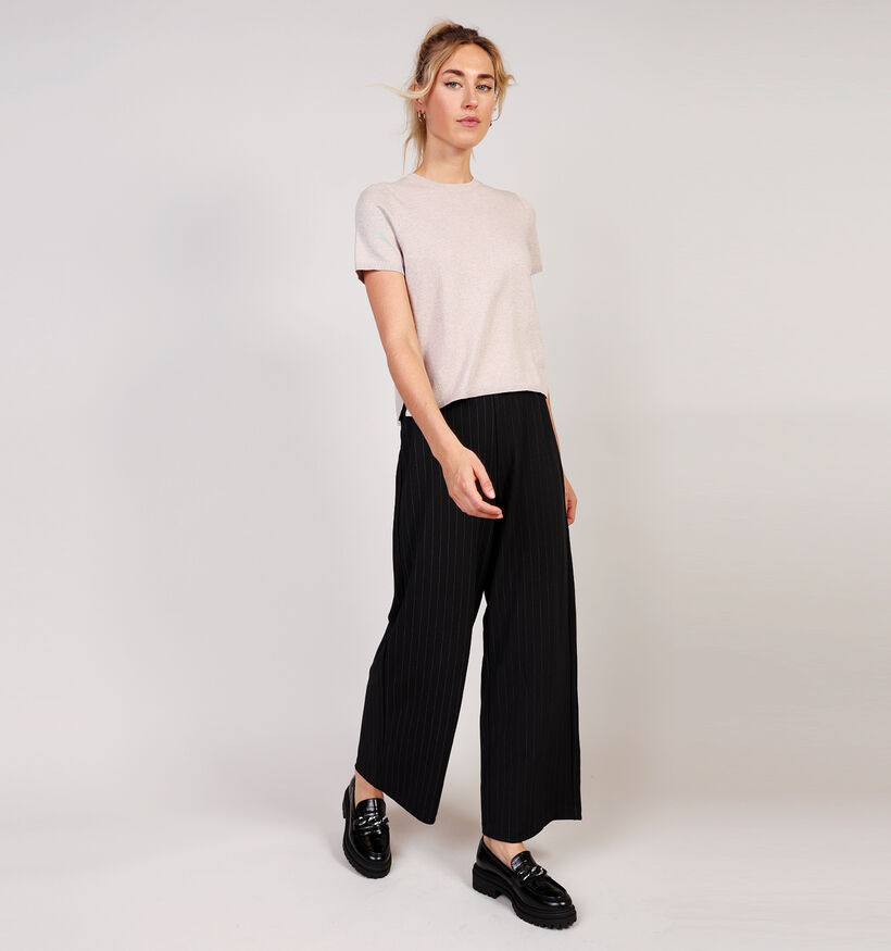 JDY Bodil Knit Beige T-shirt Korte Mouwen voor dames (359941)