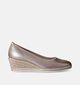 Tamaris Gouden Pumps met sleehak voor dames (351833)