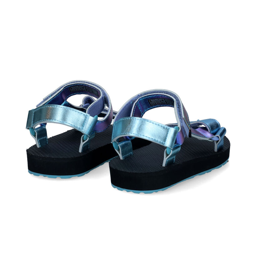 Teva Original Universal Sandales en Bleu en cuir (306069)