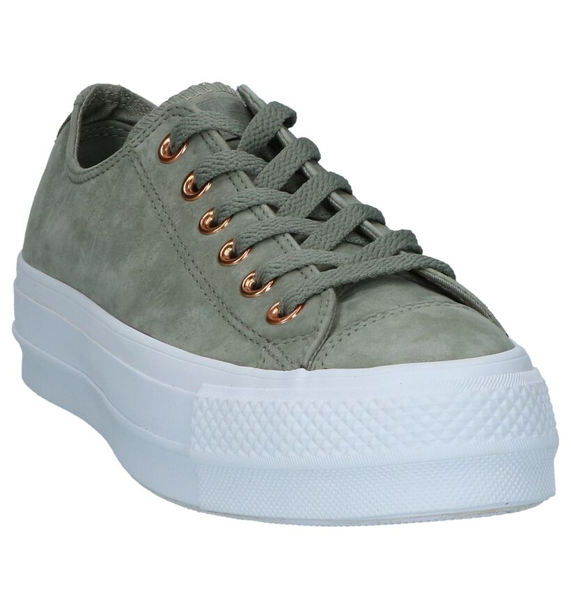 Converse Chuck Taylor All Star Lift Baskets basses en Pastel en nubuck (235601)