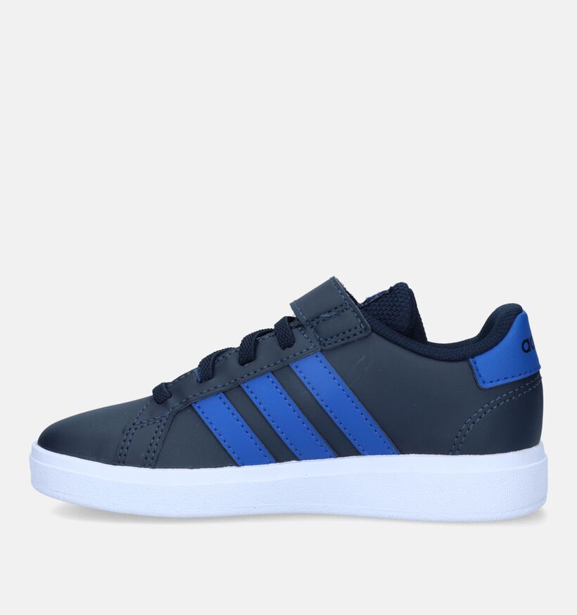 adidas Grand Court 2.0 EL Blauwe Sneakers voor jongens, meisjes (326877)