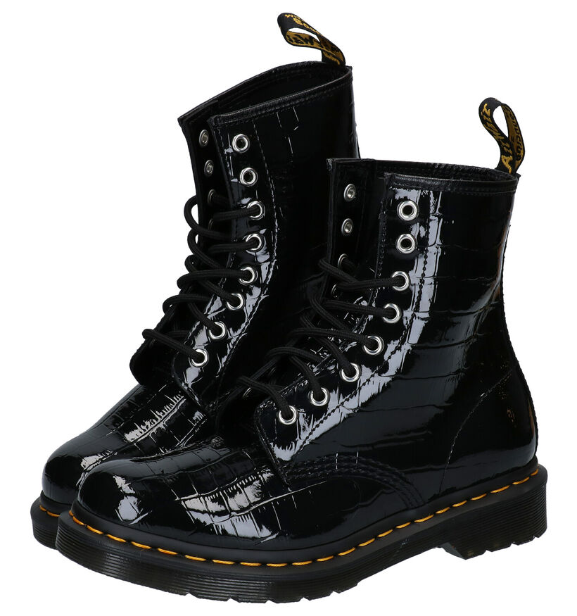 Dr. Martens 1460 Bottines en Blanc en cuir (284638)