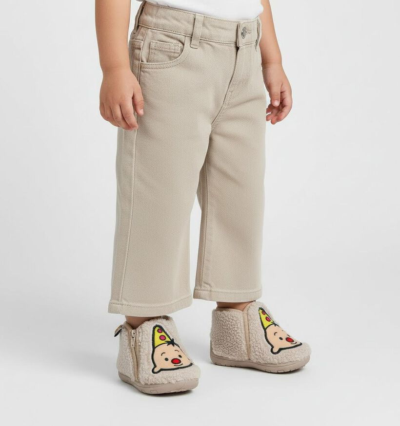 Bumba Beige Teddy Pantoffels voor jongens, meisjes (364888)