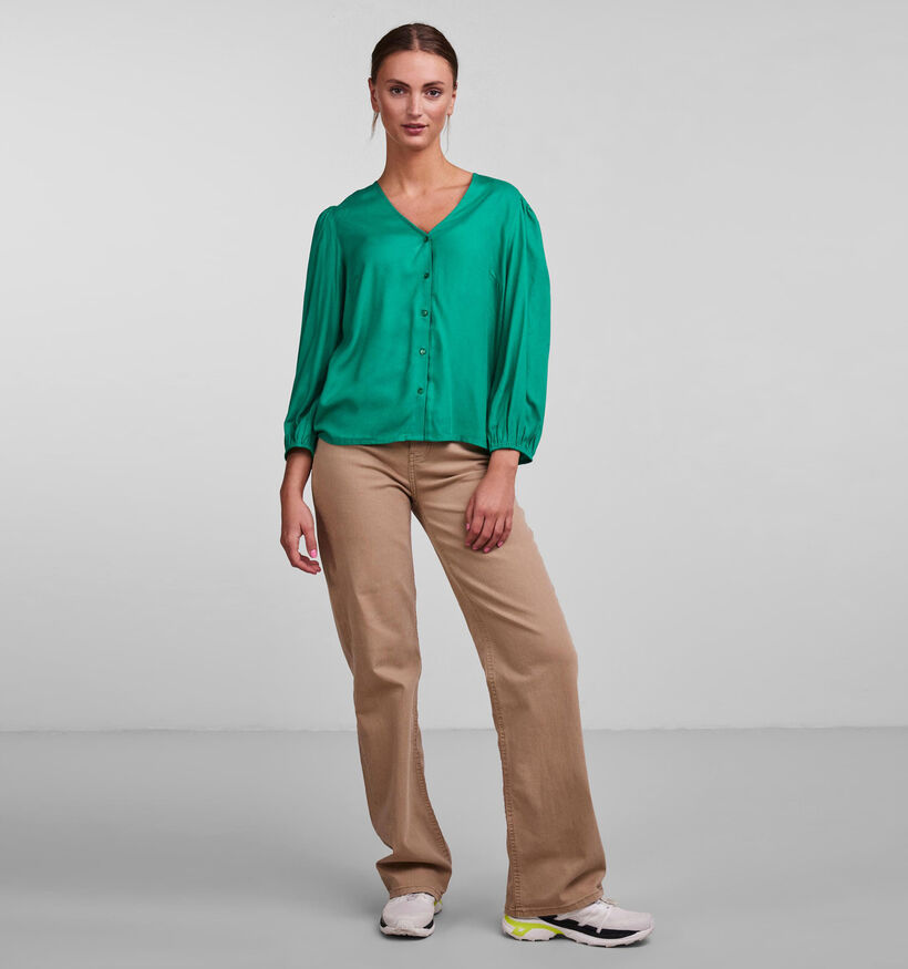 Pieces Krissie Blouse en Vert pour femmes (335722)