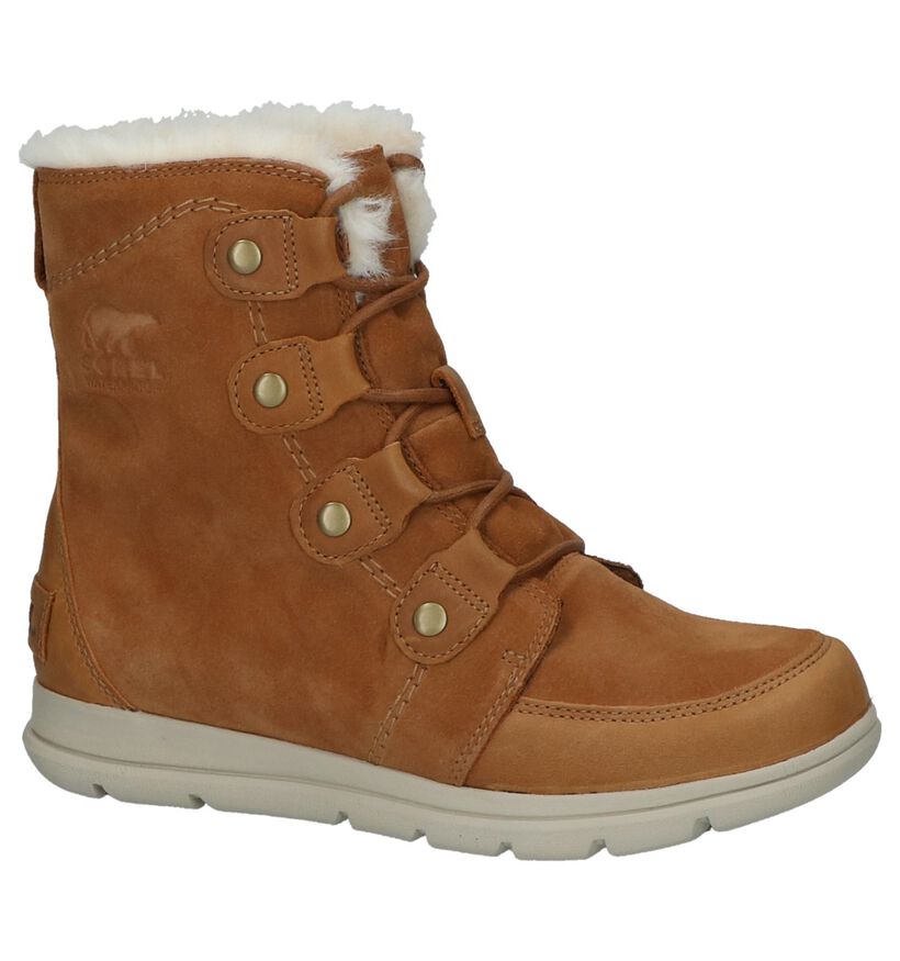 Sorel Bottes de neige en Cognac en daim (231101)