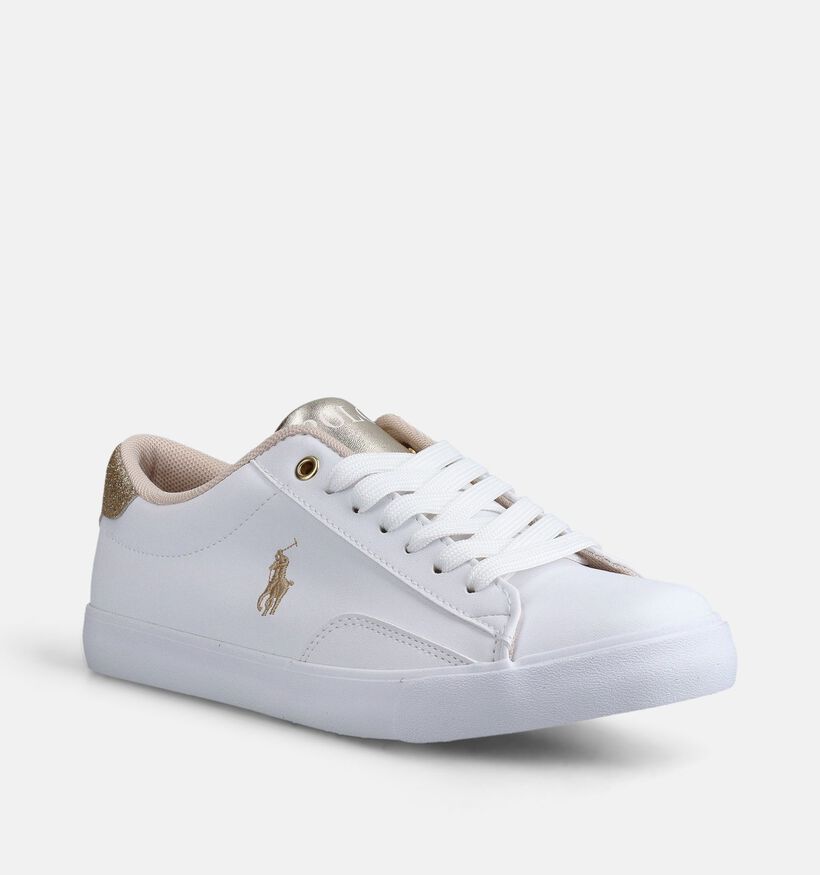 Polo Ralph Lauren Theron Witte Sneakers voor meisjes (368896)