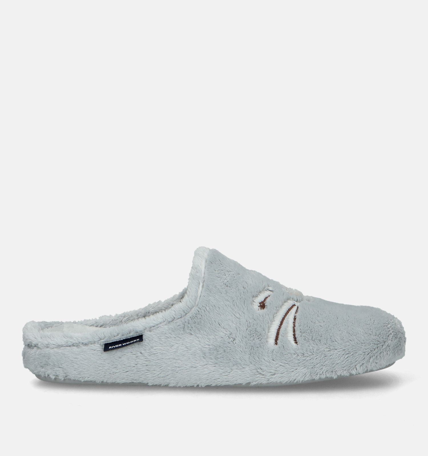 River Woods Nila Grijze Pantoffels Dames Pantoffels Online op