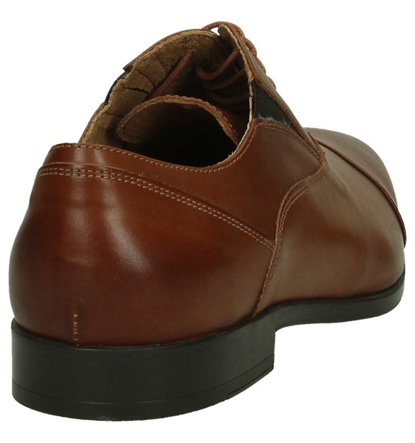 Cognac Omnio Geklede Veterschoenen in leer (198908)