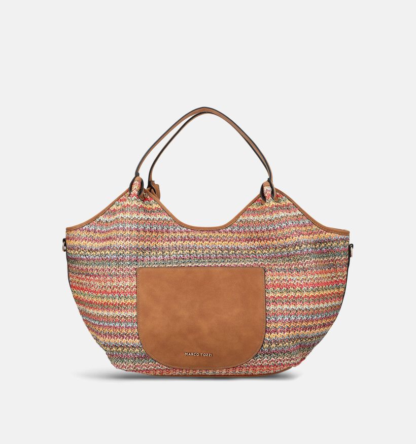 Marco Tozzi Bruine/Multi Shoppertas met Riem voor dames (372367)